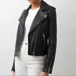 LTH JKT black leather jacket in size XS
